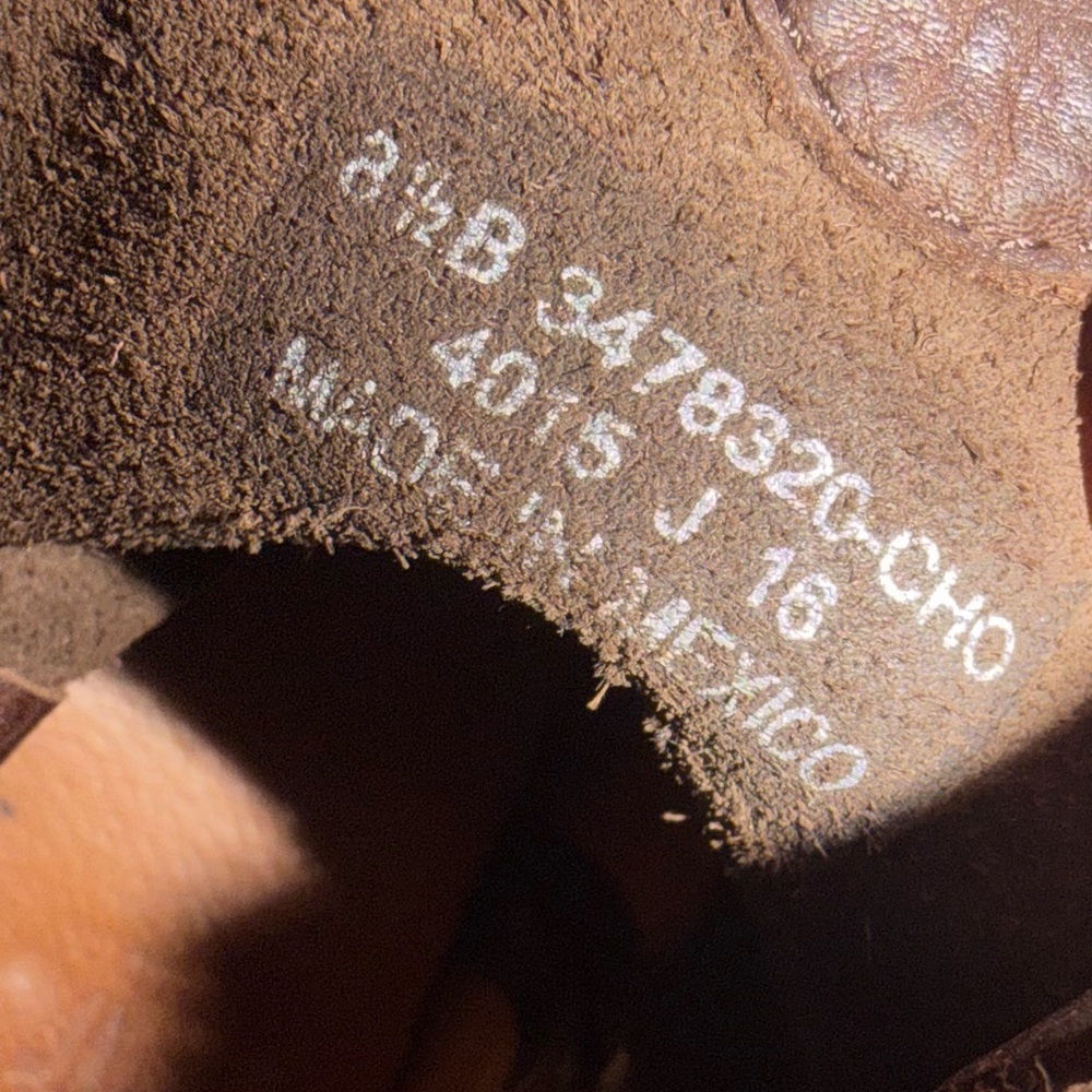 FRYE Chocolate Brown Leather Boots - Picture 3 of 5